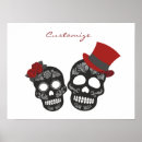 Suche nach dia de los muertos poster Schädel