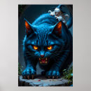 Suche nach blaue katze poster Orange