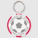 Suche nach roter und weißer fußball schlüsselanhänger Fußballmannschaft