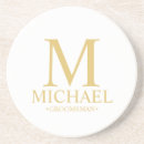 Suche nach bräutigam untersetzer Monogramm