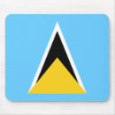 Suche nach lucia mousepads Flagge von st lucia