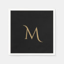 Suche nach mit monogramm papierservietten Schwarz