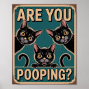 Suche nach lustige schwarze katze poster Süß