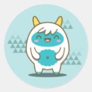 Suche nach yeti aufkleber Ungeheuer