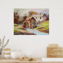 Suche nach wasserrad poster Fluss