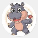 Suche nach kawaii hippo aufkleber Hippie