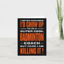 Suche nach badminton fan karten Sport