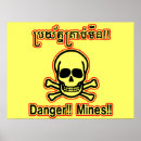 Suche nach gefahr poster Zeichen