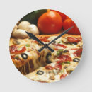 Suche nach pie poster wanduhren Pizza