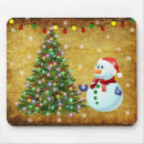 Suche nach weihnachtsbaum mousepads Schneemann
