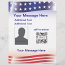 Suche nach wähler flyer Kandidat