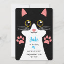 Suche nach katze einladungen Geburtstagsparty