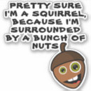 Suche nach squirrel aufkleber Nüsse