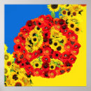 Suche nach frieden poster Gelb