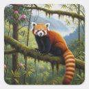 Suche nach roter panda aufkleber Tierwelt