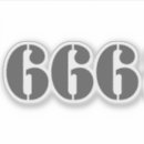 Suche nach 666 aufkleber Antichrist