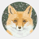 Suche nach fuchs im schnee aufkleber Waldland
