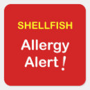 Suche nach schalentiere aufkleber Allergie