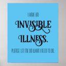 Suche nach krankheiten poster Unsichtbar