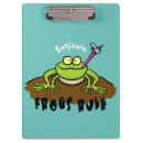 Suche nach frosch klemmbrett Cartoon