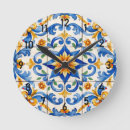 Suche nach mittelmeer poster wanduhren Azulejos