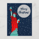 Suche nach weihnachten in new york postkarten Santa