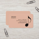 Suche nach musiksymbol visitenkarten Musiklehrer