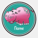 Suche nach flusspferd aufkleber Rosa