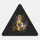 Suche nach musik aufkleber Gold