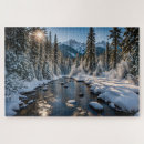 Suche nach wildnis puzzle Winter