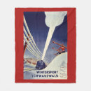 Suche nach skifahrer decken Vintag