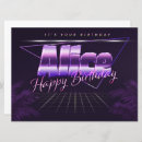 Suche nach alice karten Lila