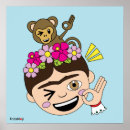 Suche nach frida kahlo poster Monkey