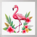 Suche nach flamingo blume poster Tropisch