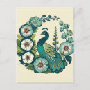 Suche nach vintager pfau postkarten Blau