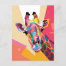 Suche nach bunte giraffe postkarten Für alle