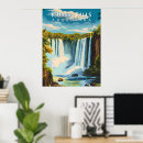 Suche nach wasserfall poster Vintage