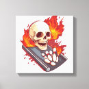 Suche nach knochen leinwandbilder Totenkopf