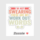 Suche nach schwören aufkleber Fitness