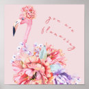 Suche nach flamingo blume poster Aquarell