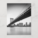 Suche nach manhattan brücken postkarten Quadrat