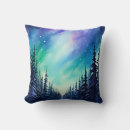 Suche nach nordlichter kissen Aquarell