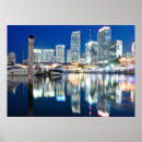 Suche nach miami skyline poster Farbbild