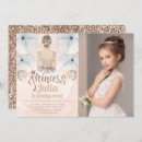 Suche nach princess party einladungen Rosa und gold