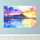 Suche nach oahu leinwandbilder Waikiki