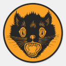 Suche nach vintage katzen aufkleber Schwarze katze