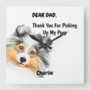 Suche nach merle wanduhren Hund