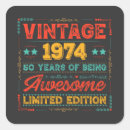 Suche nach 1974 aufkleber 50 geburtstag
