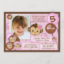 Suche nach rosa affe einladungen Mädchen