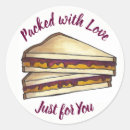 Suche nach erdnussbutter und gelee aufkleber Sandwich